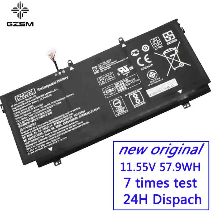 

GZSM laptop battery CN03XL For HP 13-AB001 battery for laptop 13-AB002 13-AB003 13-AB099 13T-AB000 HSTNN-LB7L 901308-421 battery