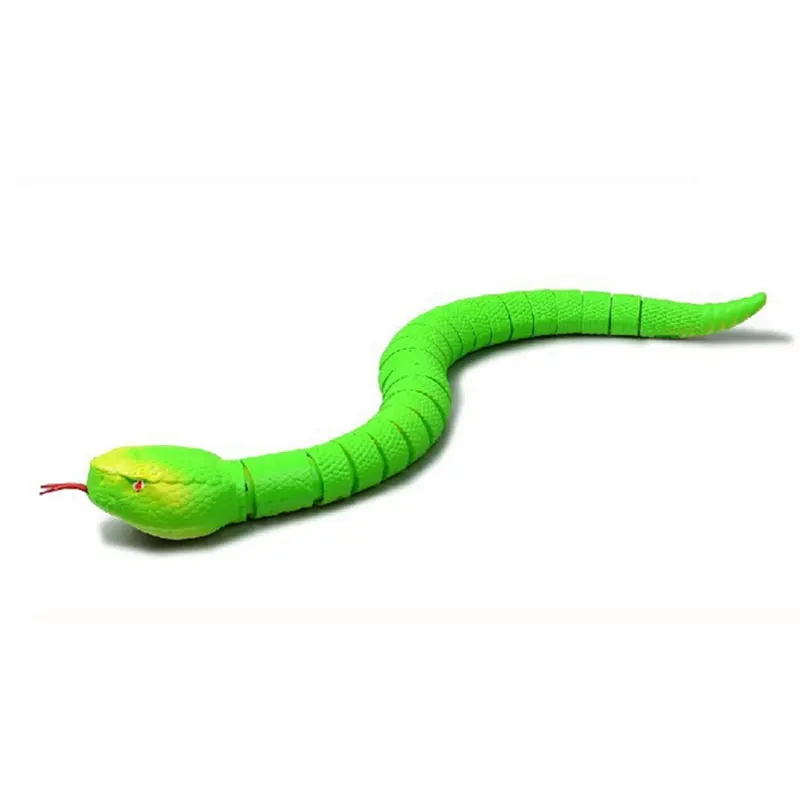 RC Змея с дистанционным управлением и яйцо Гремучая змея животное трюк ужасающие озорства игрушки для детей Забавный подарок горячий - Цвет: green