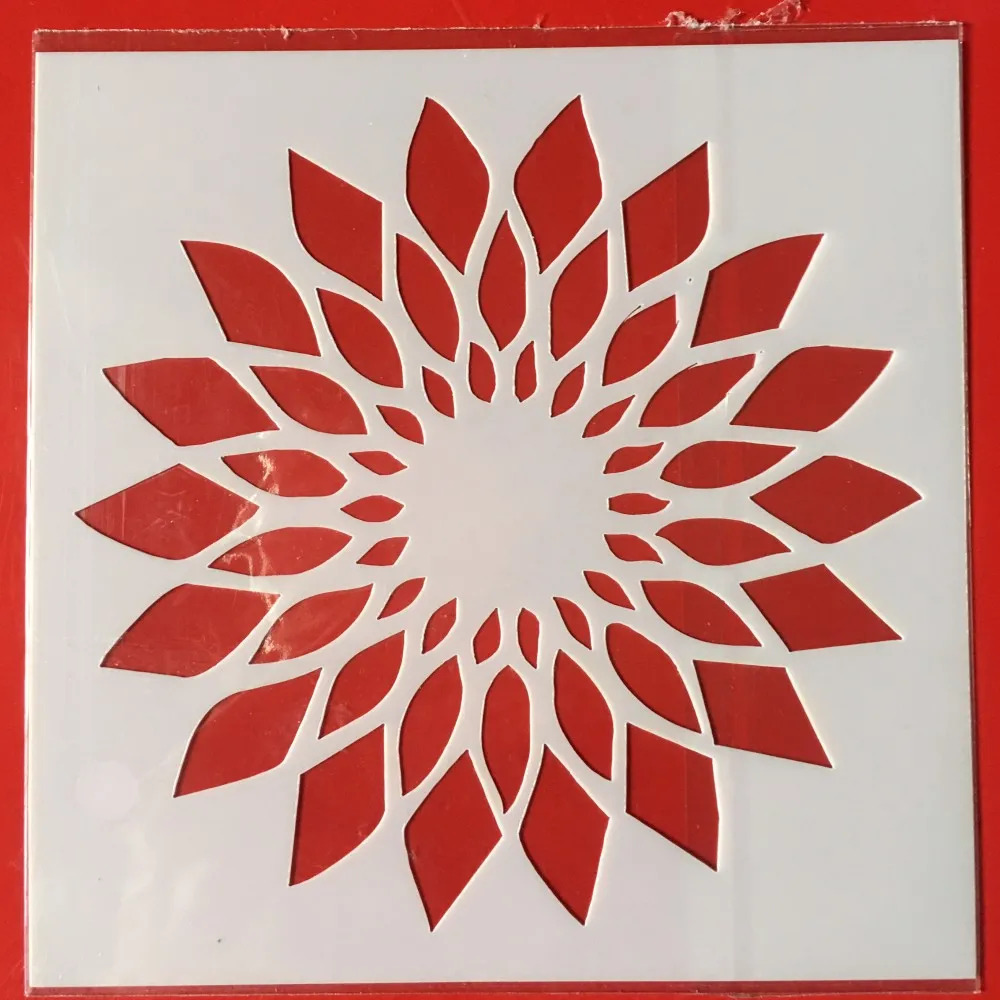 

Hot 13cm Flower Circle DIY Craft Layering Stencils Wall Painting Scrapbooking Stamping Embossing Album Paper Card Template F5505