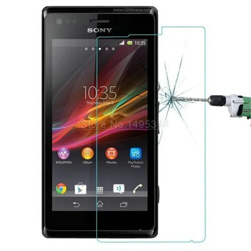 Закаленное защитное стекло для Sony Xperia M Dual C1905 C1904 C2004 C2005 4 дюйма пленка из