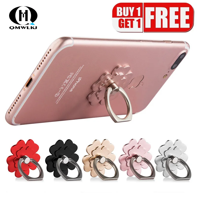 

2pcs Metal Mobile Phone Socket Holder Universal 360 Degree Rotation Finger Ring Holder Bracket Cute Stand Accessories