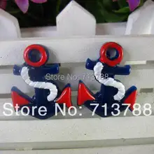 15 шт./партия плоские пластмассовые анкеры из смолы, аксессуары для рукоделия из смолы, модные полимерные Кабошоны