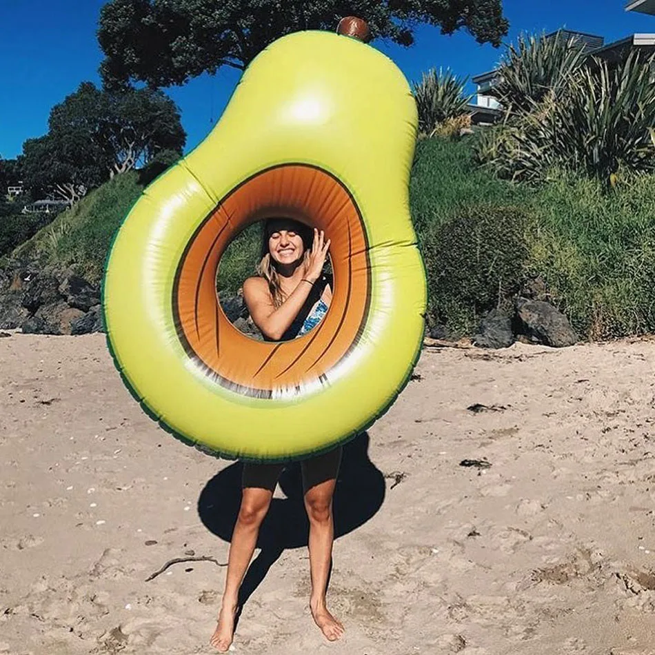 New-inflatable-giant-avocado-Pear-Pool-Floats-for-child-adult-kids-for-Tube-Float-Swimming (2)