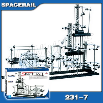

3200cm Rail Level 7 Marble Run Three-Layer Maze Roller Coaster Accelerate Circle Model Building Kits Toys Rolling ball Sculpture