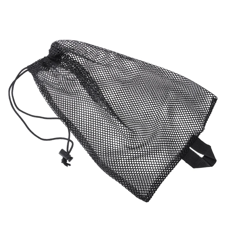 Drawstring Dive Mesh Bag Pouch Fast Drying Dive Swimming Storage Mesh Bag Scuba Snorkel Gear Goggles Handbag Pouch diving storage bag diving mesh bag