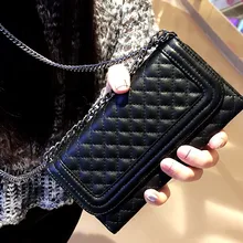 Роскошный складной зеркальный кошелек для карт Кожаный чехол для iphone XS MAX чехол XR для iphone 11 Pro Max Чехол 7 8plus сумка на цепочке через плечо