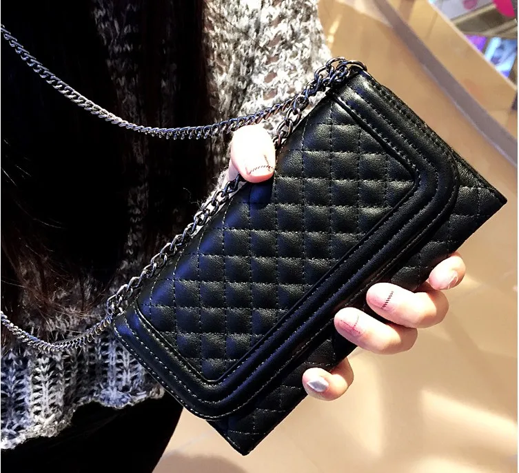 

Luxury folding mirror card wallet leather Cover for iphone XS MAX Case XR for iphone X case 8 8plus 7 7plus crossbody chain bag