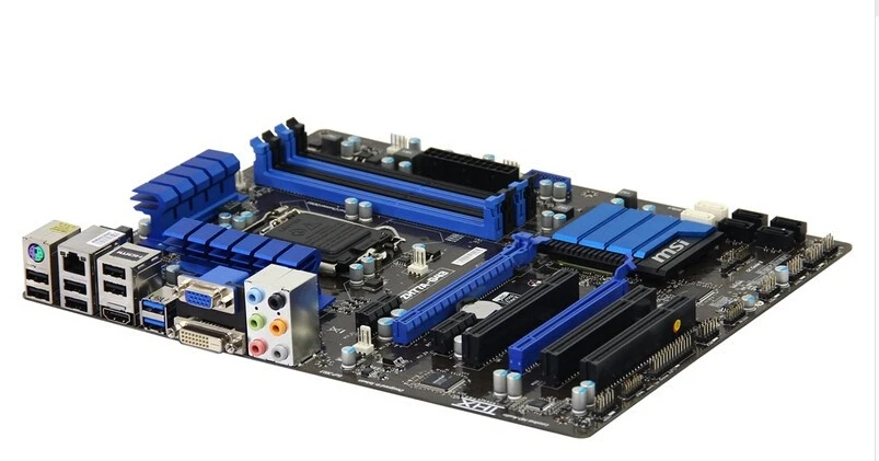 MSI ZH77A-G43 оригинальная материнская плата DDR3 LGA 1155 для I3 I5 I7 процессор 32 Гб USB3.0 SATA3 H77 материнская плата