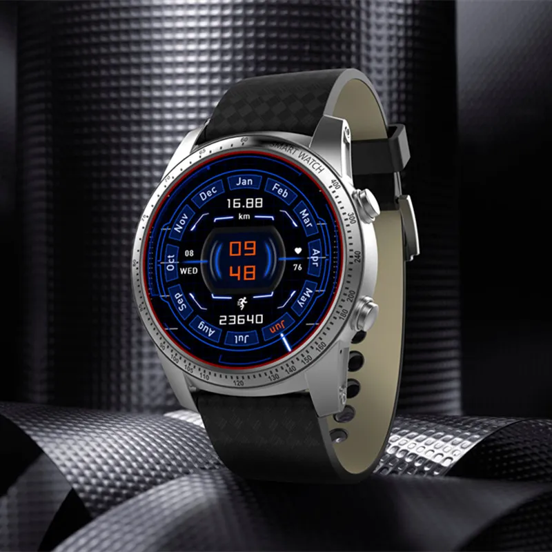 

original Kingwear KW99 Wearable Devices Android 5.1 MTK6580 8GB/ROM SIM WIFI GPS Heart Rate Monitor smartwatch men