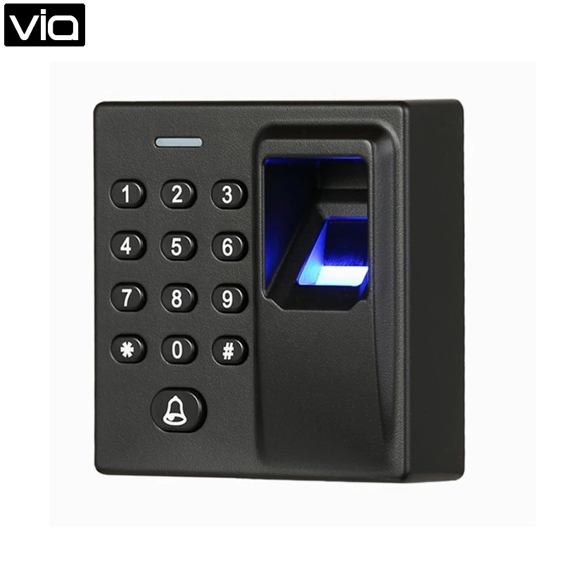

F6 Free Shipping ABS Wiegand RFID Card Biometric Fingerprint Reader Access Control System 500 Fingerprint, 500 Card and 500 PIN