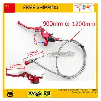 

Hydraulic clutch level master cylinder Dirt Pit Monkey Bike red zongshen loncin lifan YX oiled engine parts free shhipping