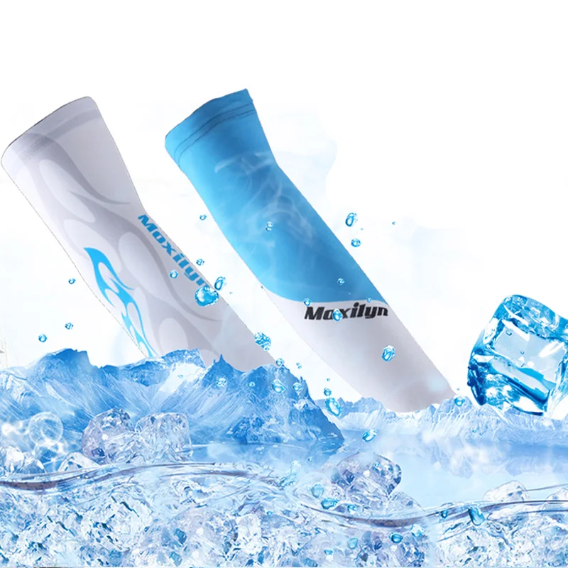 1 Pair Breathable Quick Dry UV Protection Running Arm Sleeves Basketball Elbow Pad Fitness Armguards Sports Cycling Arm Warmers 1 Pair Breathable Quick Dry UV Protection Running Arm Sleeves Basketball Elbow Pad Fitness Armguards Sports Cycling Arm Warmers