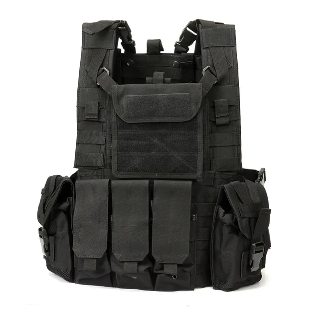 2018 Military Tactical Nerf Vest Police Molle Waistcoat Combat Assault