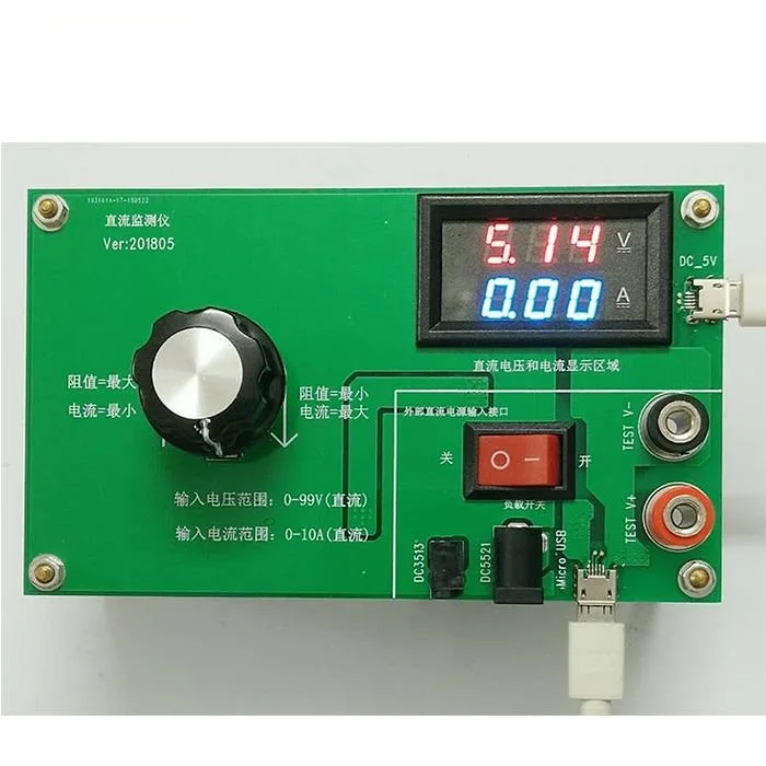 

High power knob adjustable resistor, variable slip rheostat potentiometer, current and voltage load tester