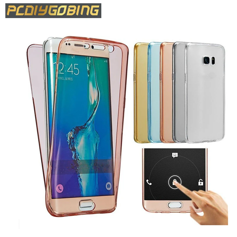 

Full body Coverage Cover Touch screen Soft Case For Samsung Galaxy J1 J3 J5 J7 2017 2016 J1 Mini Ace S3 S4 S5 S6 S7 Edge Plus S8