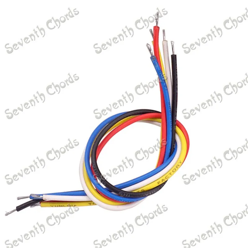 20pcs Pack Multicolor 22AWG Copper Electric Guitar Bass Pickup Hookup