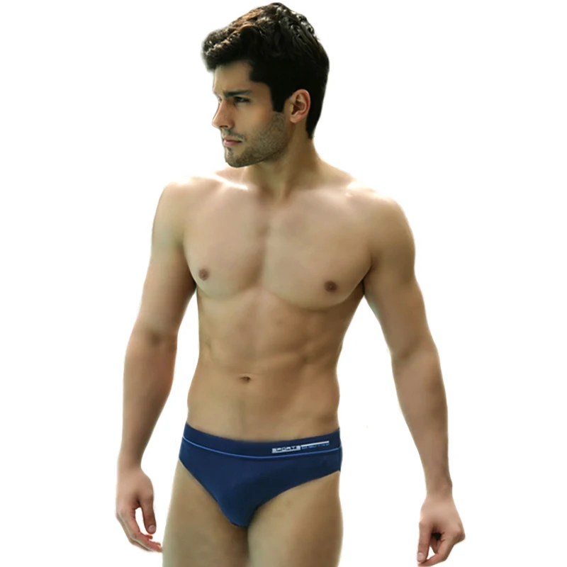 

PERONA Men Swim Briefs Triangle Swimsuit Quick Dry Boys Board Shorts Sexy Male Swimwear Solid Beach Pants Swim Shorts