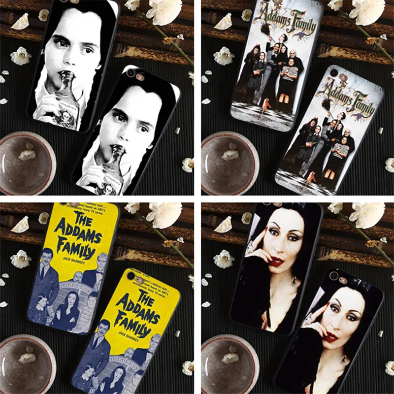 Weday Addams family чехол для телефона Apple iPhone 8 7 6 6S Plus X 5 5S 5C Мягкий Силиконовый Модный чехол