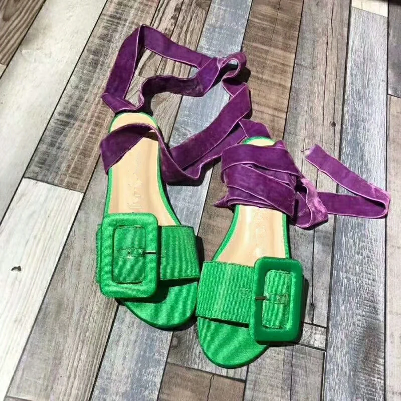 

Women Gladiator Sandals Sexy Ankle Lace Up Flats Shoes Party Wedding Shoes Runway Peep Toe Casual Shoes tenis masculino adulto
