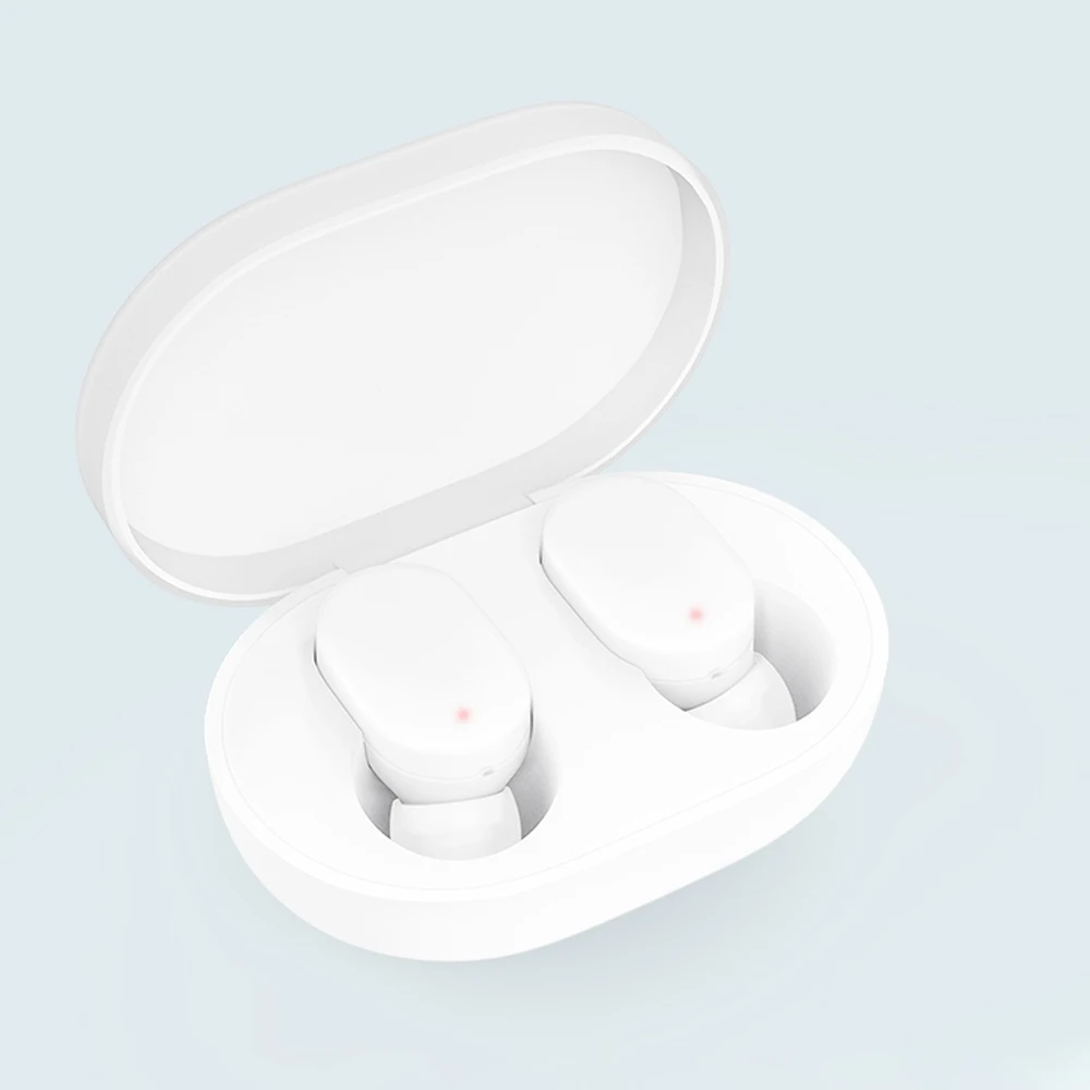 Оригинальные наушники Xiaomi AirDots TWS Bluetooth наушники с сенсорным управлением гарнитура Bluetooth 5,0 Mijia наушники с зарядным устройством - Цвет: with original box