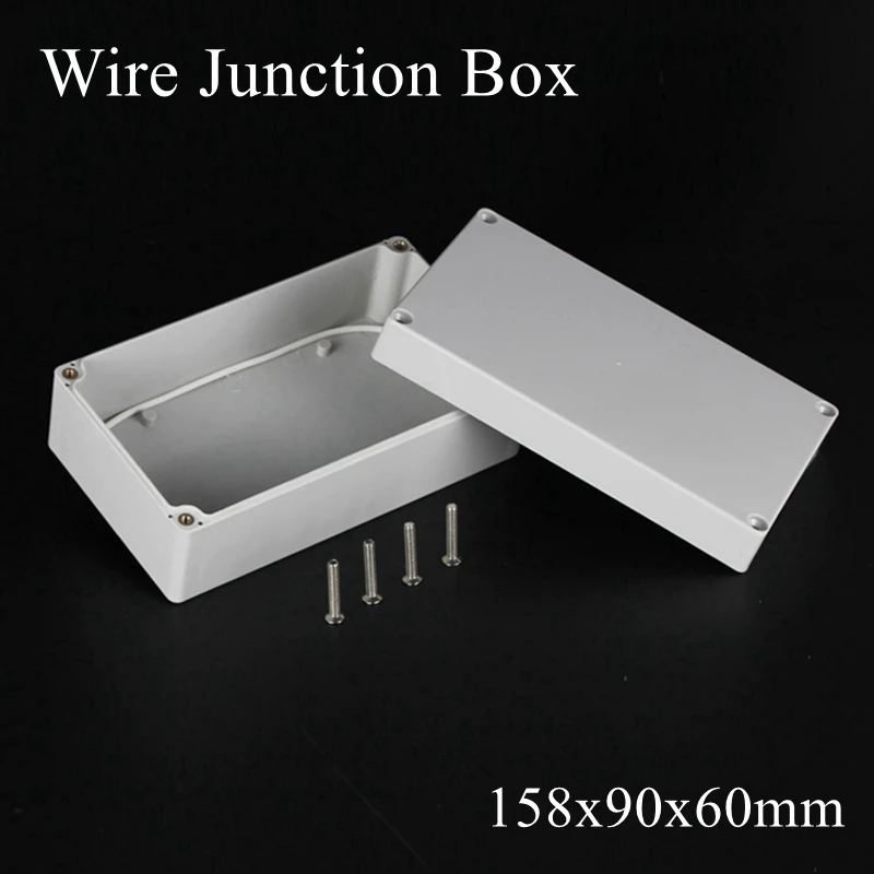 158x90x60mm Waterproof Electronic Junction Box Plastic Enclosure Box Project Instrument Case Electrical Outdoor 158 90 60mm