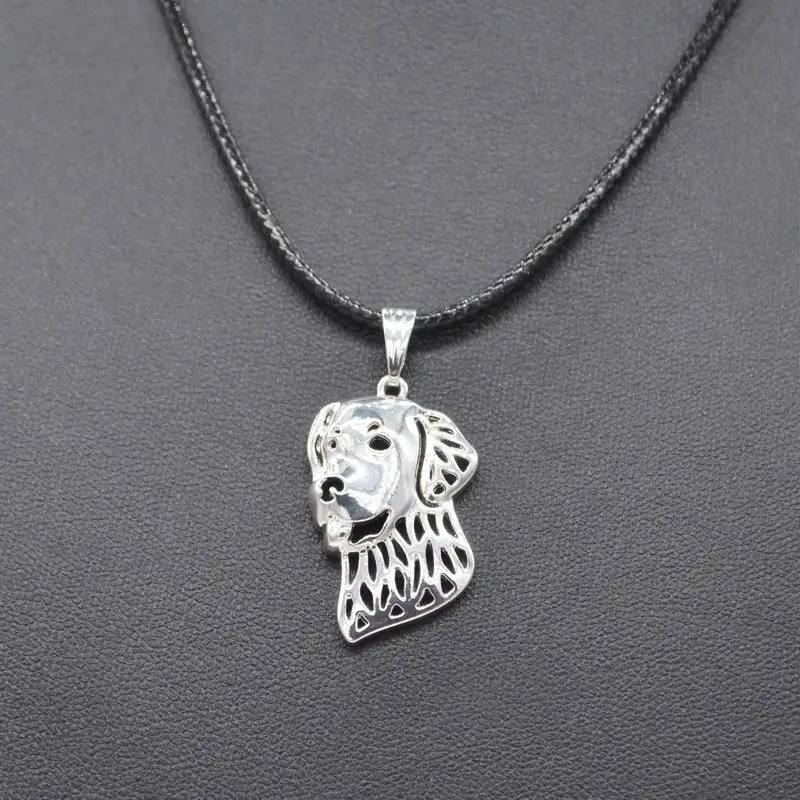 2019 New Rope Chain Fashion Hollow Golden Retriever Pendant Necklaces Lovers' Alloy Dog Shaped