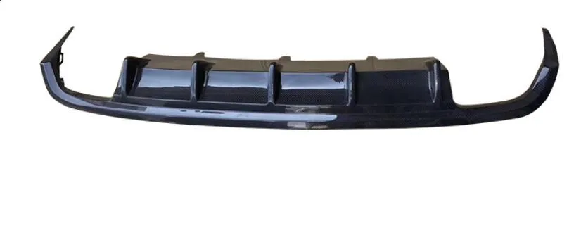 JIOYNG fibra de carbono coche parachoques trasero alerón labio, auto difusor trasero para Audi A6 S6 C7 2012, 2013, 2014, 2015, 2016, 2017, 2018 MTM