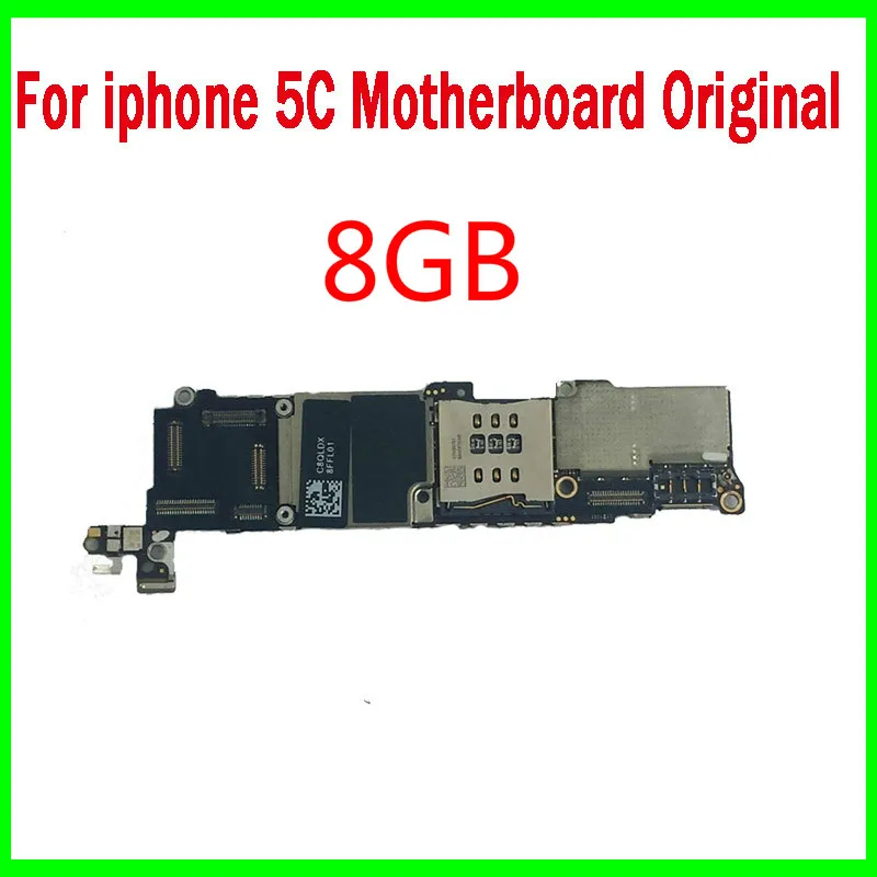 8gb for iphone 5C Motherboard with Chips,Original unlocked