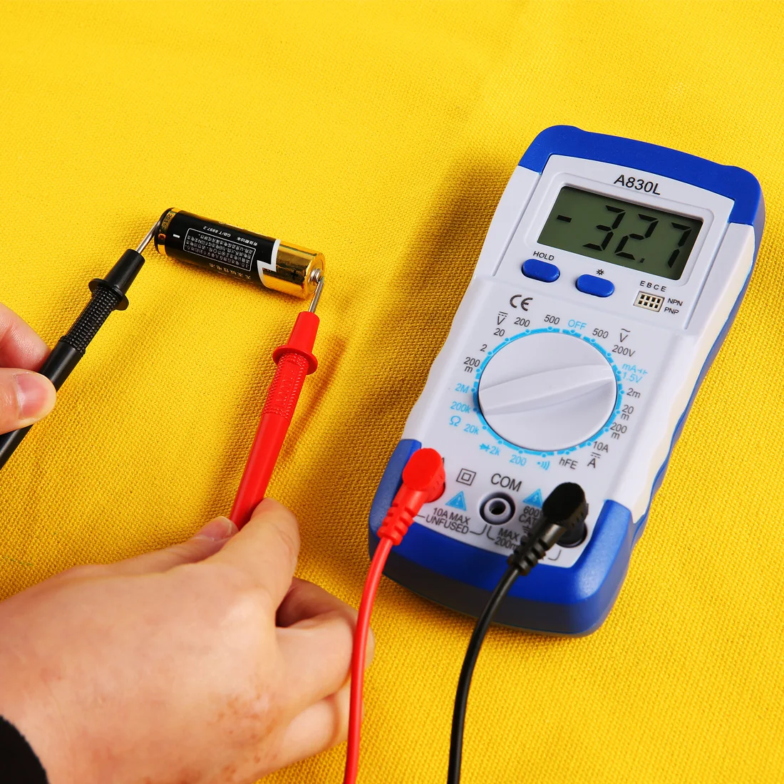 Digital Multimeter Electronic Measuring Instrument Electrical LCD AC DC