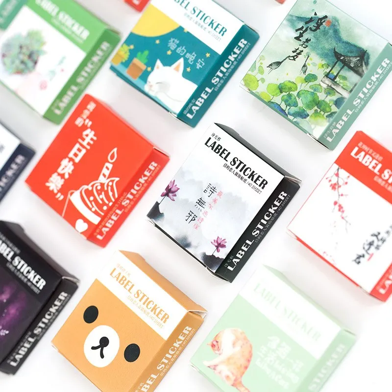 

40 Pcs/box Cute Creative Succulents Plants Mini Paper Sticker Decoration Diy Ablum Diary Scrapbooking Label Sticker Stationery