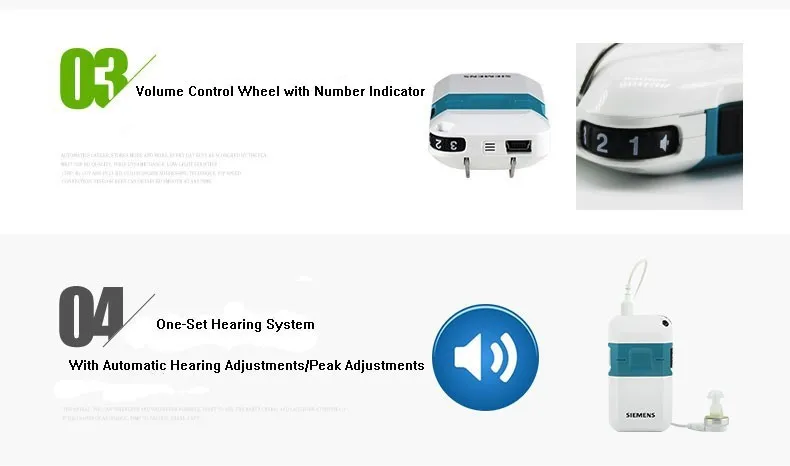 Цена SIEMENS Pockettio DMP цифровой Кассетный слуховой аппарат скидка Карманный слуховой аппарат доступный