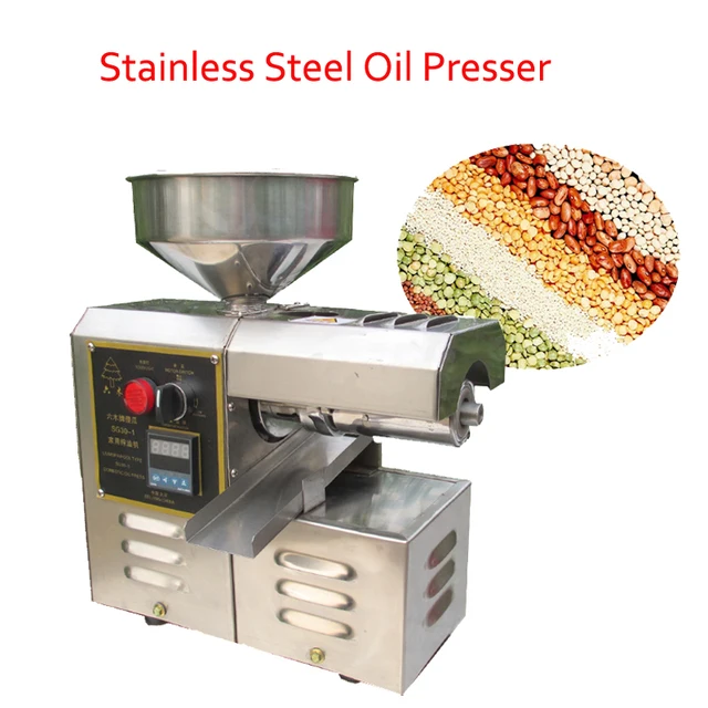 Stainless Steel Oil Presser Household Oil Pressing Machine High Oil