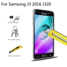 9H закаленное стекло для samsung Galaxy J3 J320 SM-J320FN Защитная крышка для экрана для samsung J 3 на J320 J320F/DS стекло