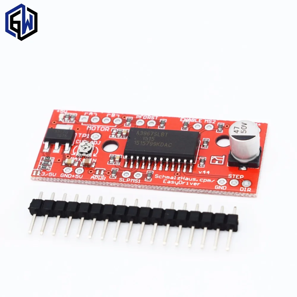 

TENSTAR ROBOT A3967 EasyDriver Stepper Motor Driver development board 3D Printer A3967 module