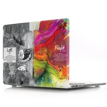 Чехол с принтом для Macbook Pro 13 чехол с деревянным зерном жесткий A1706 A1708 A1989 Coque для Macbook Pro 13 A1989 чехол с сенсорной панелью