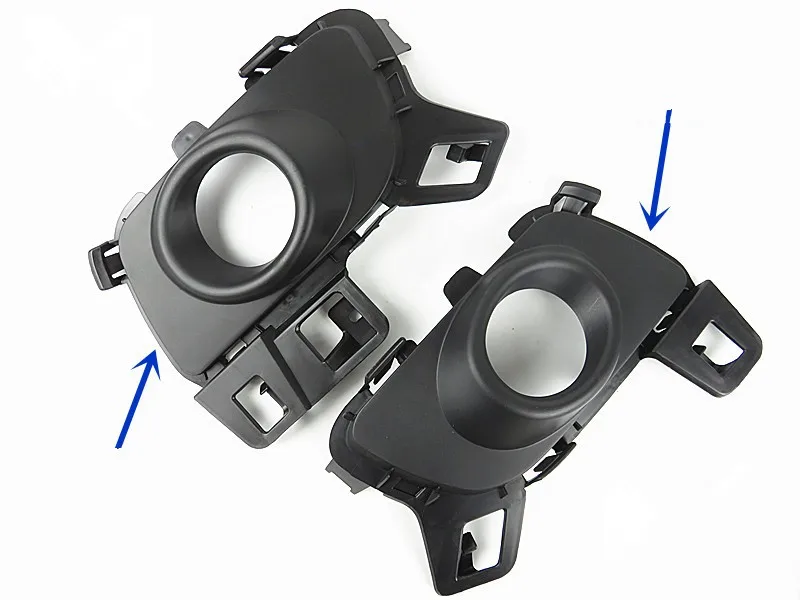 JanDeNing 1 пара для Mazda 6 Coupe 2011-2012 передний бампер противотуманная фара/крышка фары для вождения Черная отделка