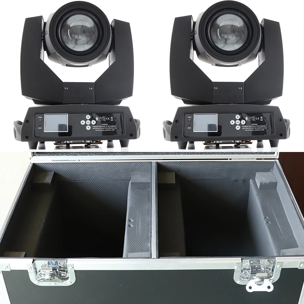 

2pcs/Lot Beam 200W With Flight Case Touch Screen Beam 200 5R Sharpy Moving Head Light