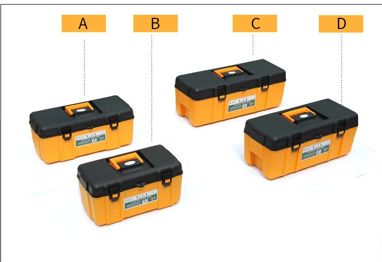 LAOA PP материал уплотненный ящик для инструментов желтый и черный чехол для инструментов с внутренним слоем