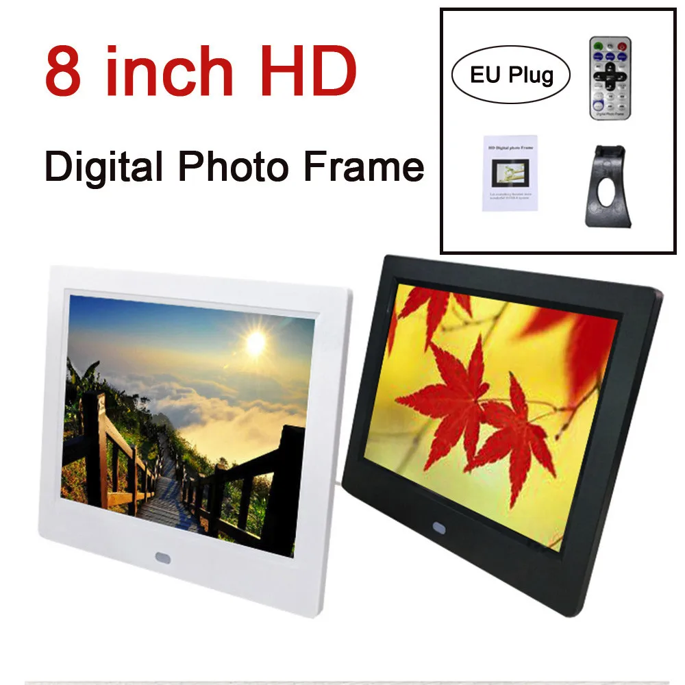 

8-Inch Front Screen Button High-Definition Screen Digital Photo Frame #4