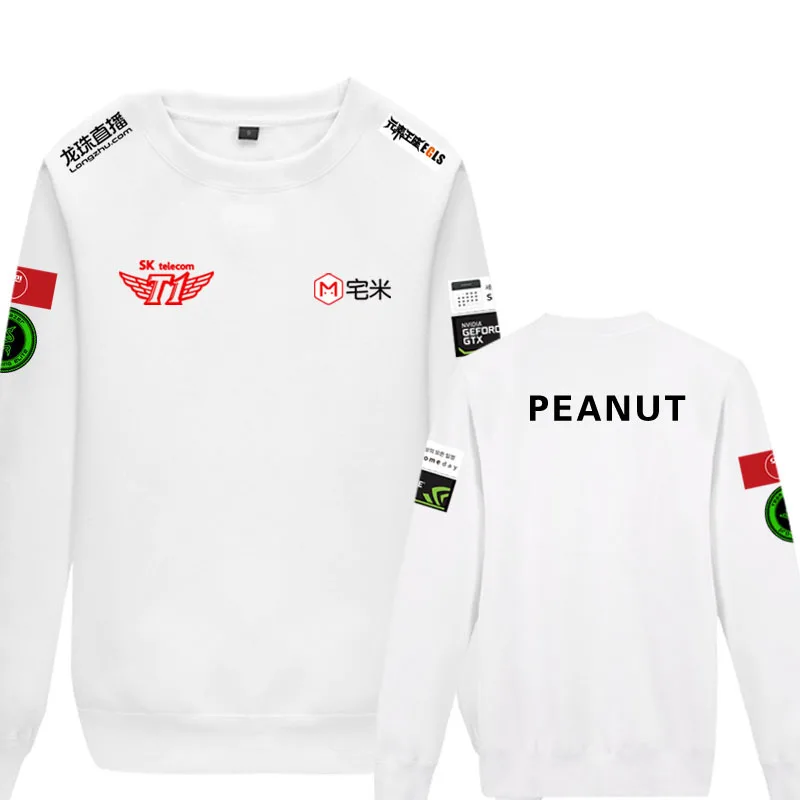 League Of Legends SKT T1 Faker LOL Game Team Zipper Hoodie Coat Cosplay costume League Of Legends SKT T1 Faker LOL Game Team Zipper Hoodie Coat Cosplay costume