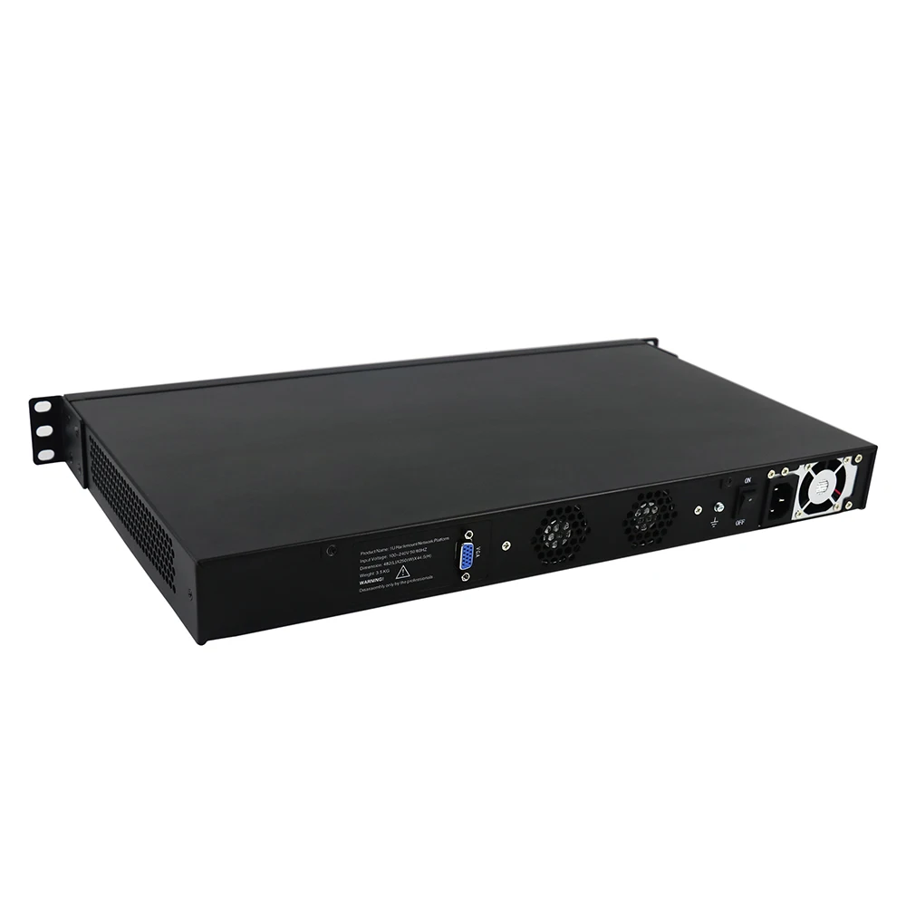 Yanling customize 6 Lan Mini Linux 1U Rackmount сервер i3 4160 облачный компьютер Pfsense ПК с VGA слот для карт