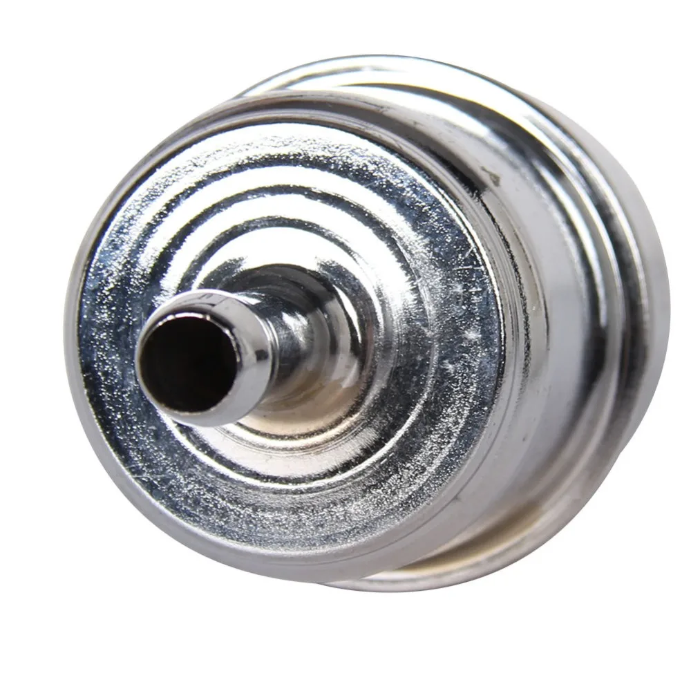 CarBole High Performance 9746 Chrome Plated Fuel filter Canister Fits 3/8 Inch Hose For Chevy For Ford Mopar