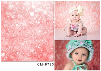 

TR pink glitter bokeh photography backdrop thin art fabric newborn baby photography backdrop studio background shinning pink