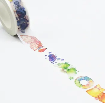 

2016 New Printing Washi Tape Office Adhesive Scrapbooking Tools Kawaii Decorative Great Christmas Cute Craft Gift Animals