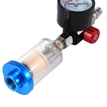 

Air Pressure Reducing Regulator with Gauge Meter Filter for Air Spray JDH99