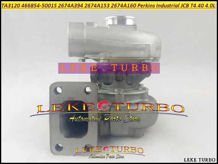 TA3120 466854-5001S 466854-0001 466854 2674A153 2674A160 2674A394 Turbo For Perkins Industrial for JCB T4.40 4.0L  (1)