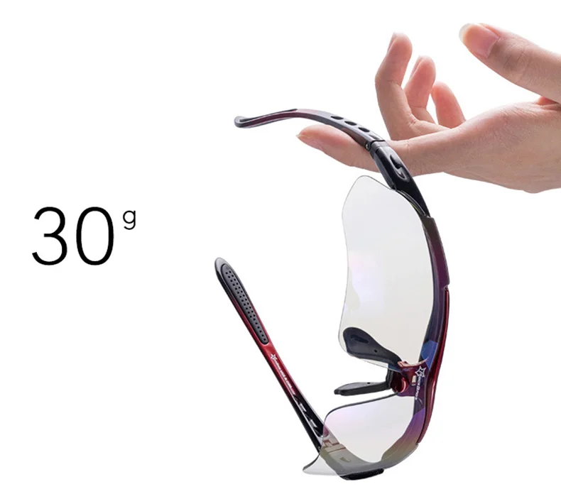 ROCKBROS Polarized Road Cycling Glasses Men Sunglasses Mountain Bike Bicycle Riding Protection Goggles Eyewear 5 Lens