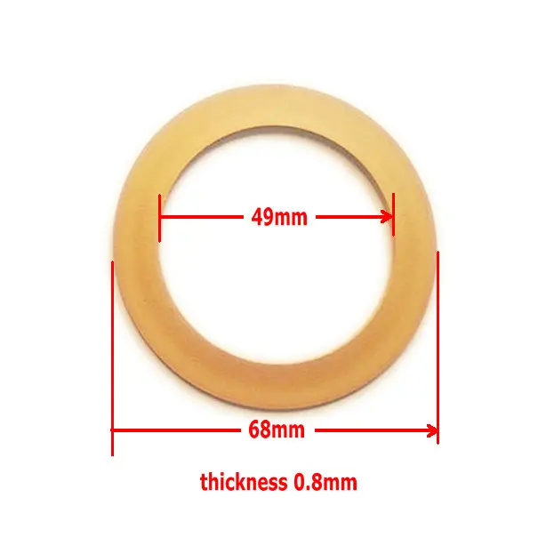 

1pc Piston ring 49*68*0.8, teflon material ring for oilfree air compressor, spare parts