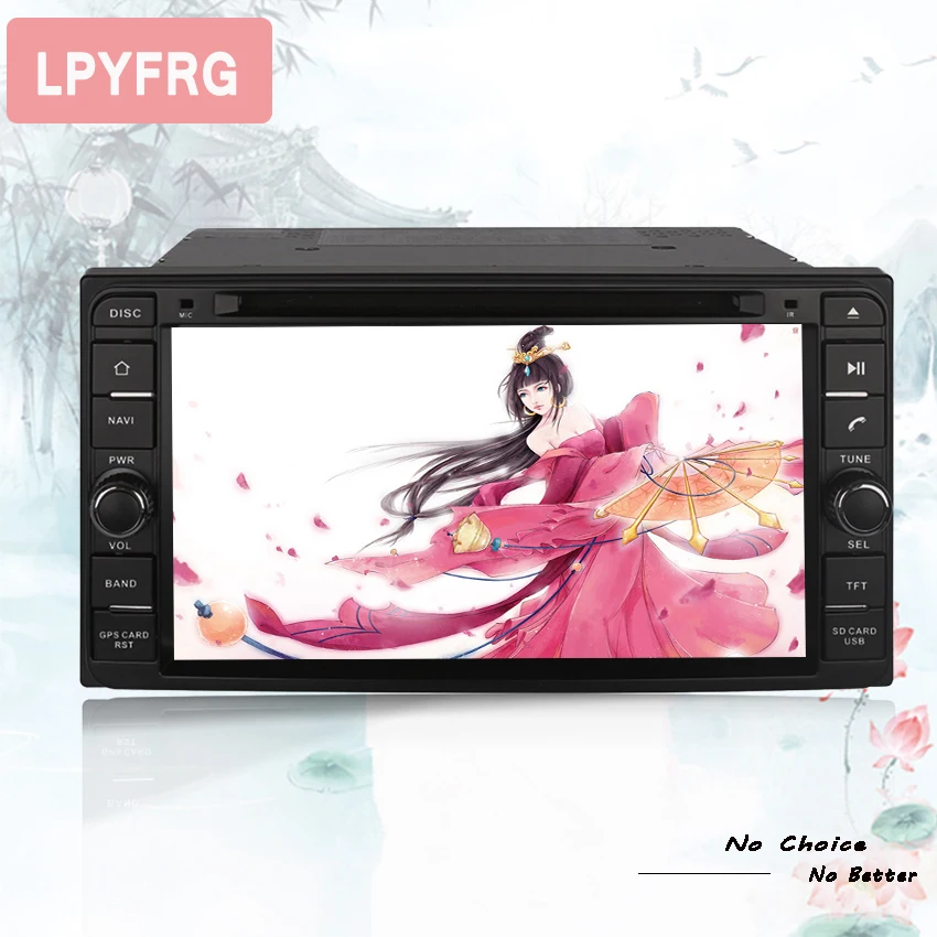2 din android 10 Восьмиядерный автомобильный DVD-радиоплеер WiFi 4 + 64 ГБ для TOYOTA KLUGER Terios Bego