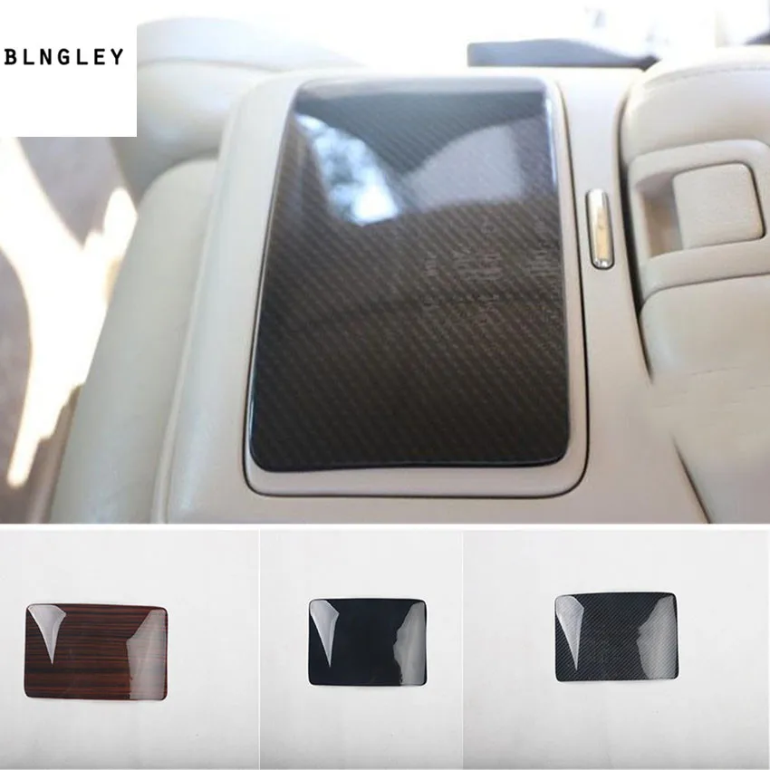 

2pcs/lot ABS carbon fiber or wooden grain Rear seat cup cover decoration cover for 2009-2014 Lexus RX200 RX300 RX350